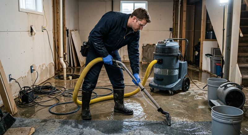 Basement Water Extraction in Santa Rosa, CA