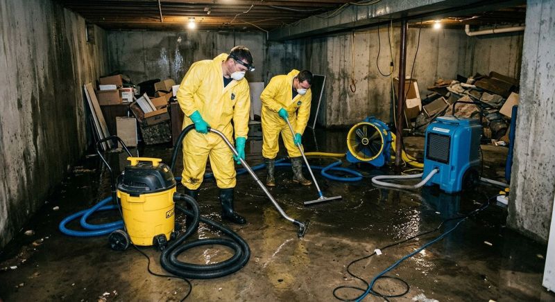 Basement Water Removal in Santa Rosa, CA