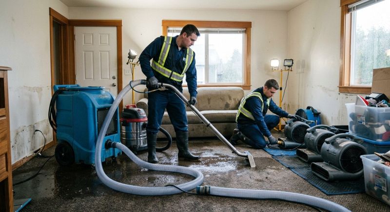 Flood Damage Cleanup in Santa Rosa, CA